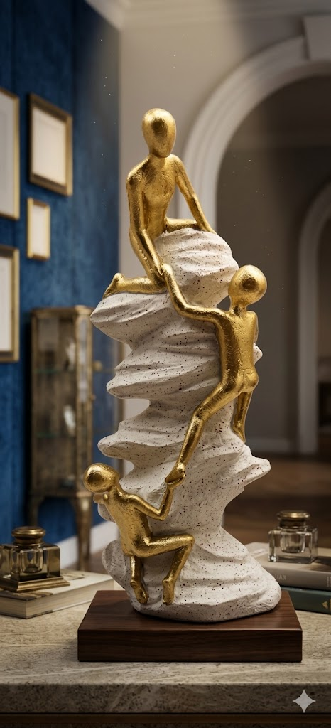 YS2262 ( Abstract Climbing Sculpture Showpiece ) ( PcsCtn.24 )