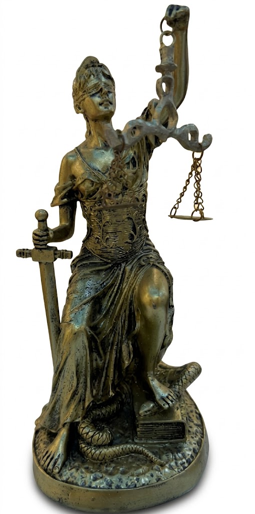 YS2304 ( Lady Justice Figurine with Scales and Sword – Polyresin Legal Symbol Decorative Showpiece ) ( PcsCtn.12 ) - Image 2