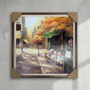 YS2451 ( Autumn Paris Street Framed Wall Art ) ( PcsCtn.18 )