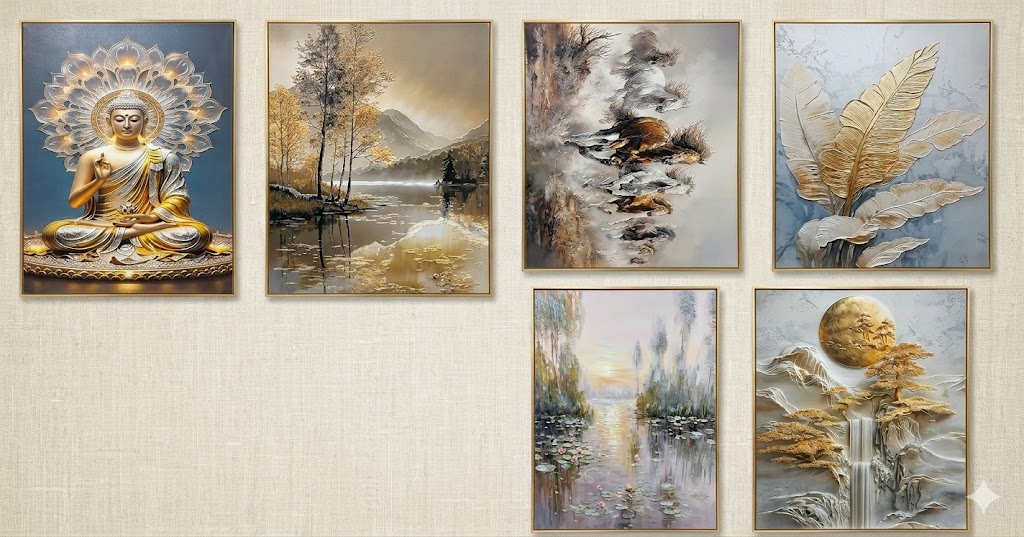 YS2453 ( Framed Wall Art Collection ) ( PcsCtn.6 )
