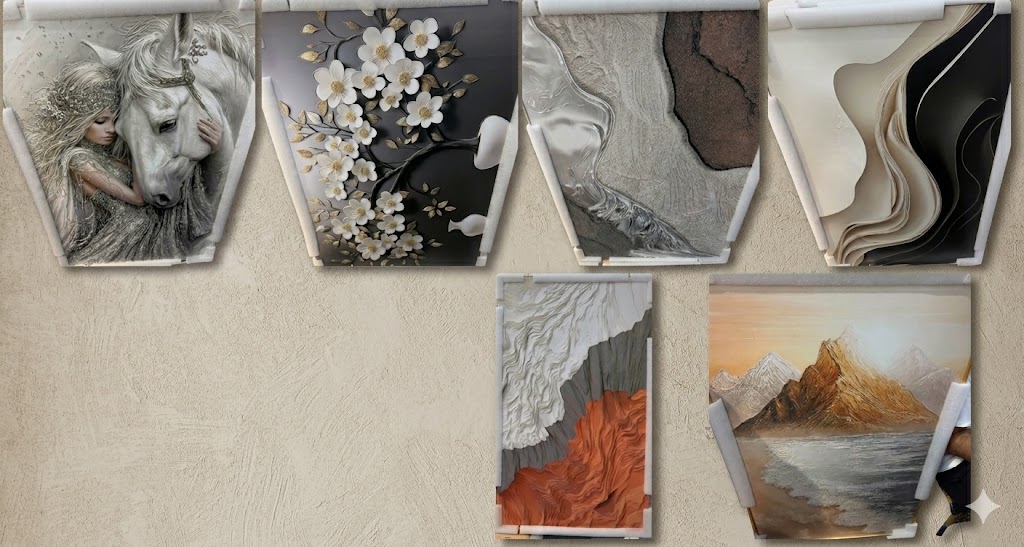 YS2454 ( Luxury Contemporary Framed Wall Art Collection ) ( PcsCtn.6 )