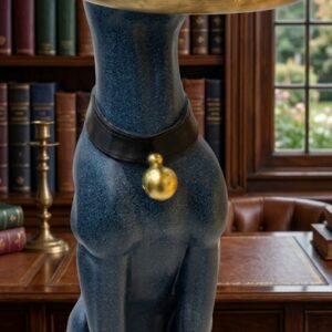 YS2518 ( Luxury Modern Dog Butler Polyresin Tray Showpiece ) ( PcsCtn.1 )