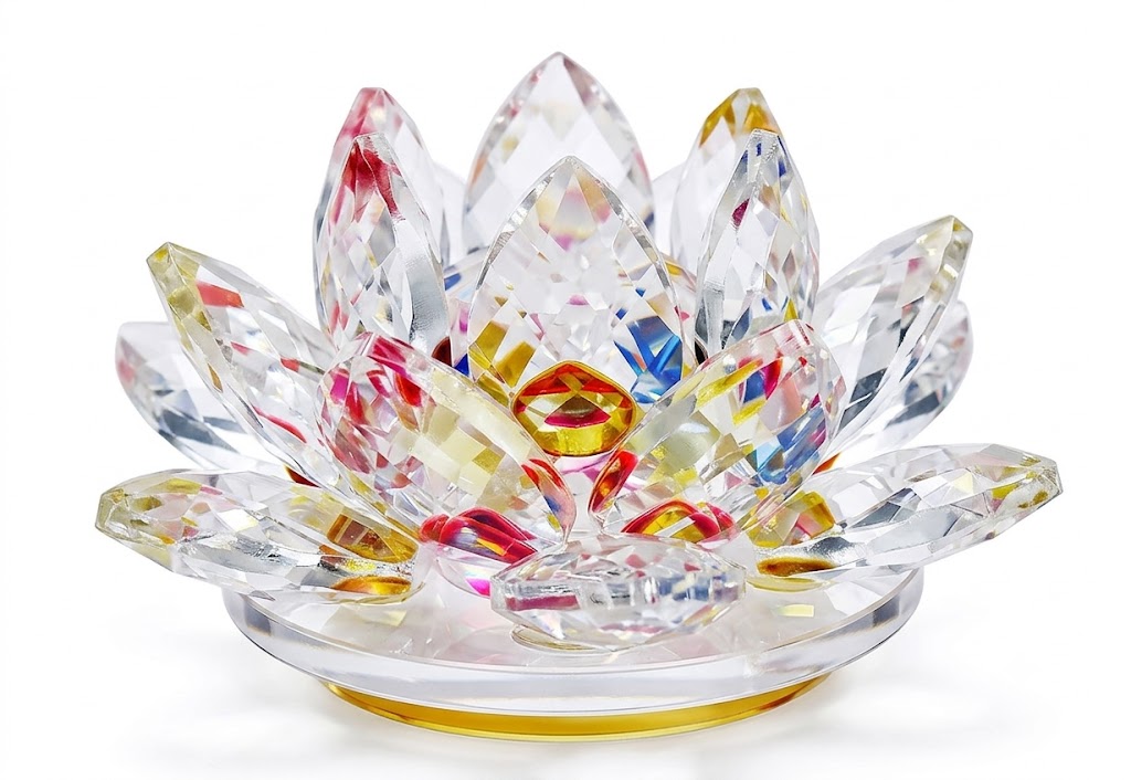 YS2539 ( Crystal Lotus Decorative Showpiece ) ( PcsCtn.48 ) - Image 2