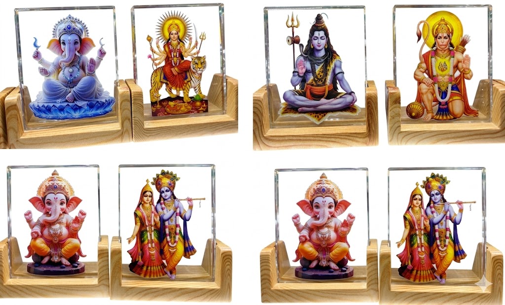 YS2541 ( Divine Crystal Glass Photo Frame Showpiece Collection ) ( PcsCtn100 ) - Image 2