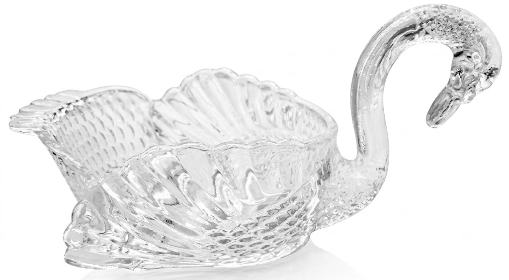 YS2599 ( Elegant Crystal Glass Swan Bowl Showpiece ) ( PcsCtn.8 ) - Image 2