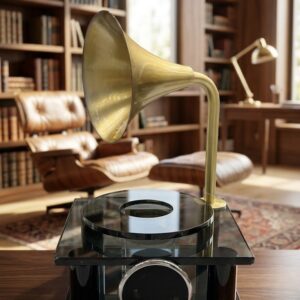 YS2603 ( Classic Harmony Gramophone Glass Showpiece ) ( PcsCtn.6)