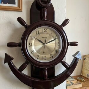 YS2626 ( Nautical Anchor Ship Wheel Wall Clock ) ( PcsCtn.10 )