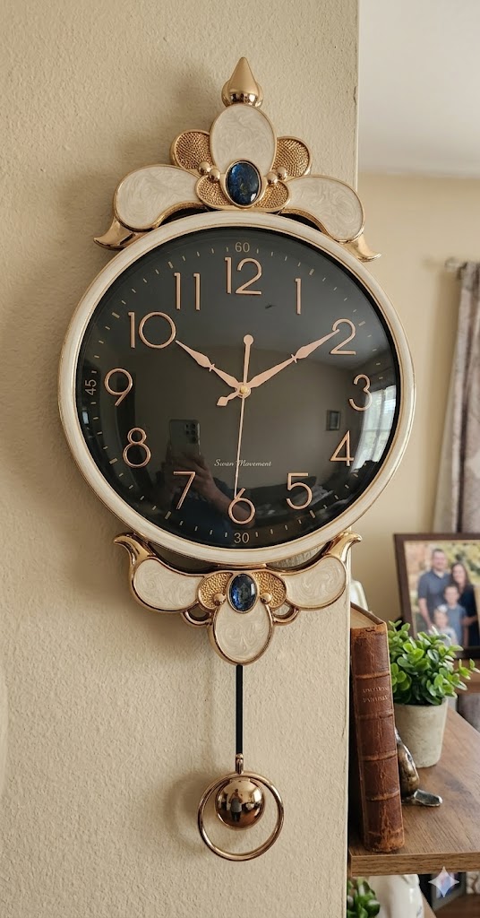 YS2632 ( Royal Noir Pendulum Wall Clock ) ( PcsCtn.8 )