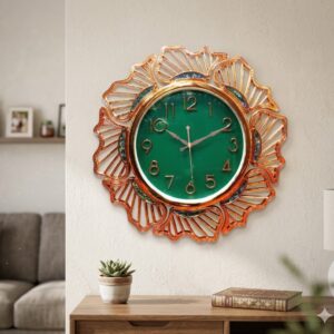 YS2641 ( Emerald Bloom Decorative Wall Clock ) ( PcsCtn.8 )