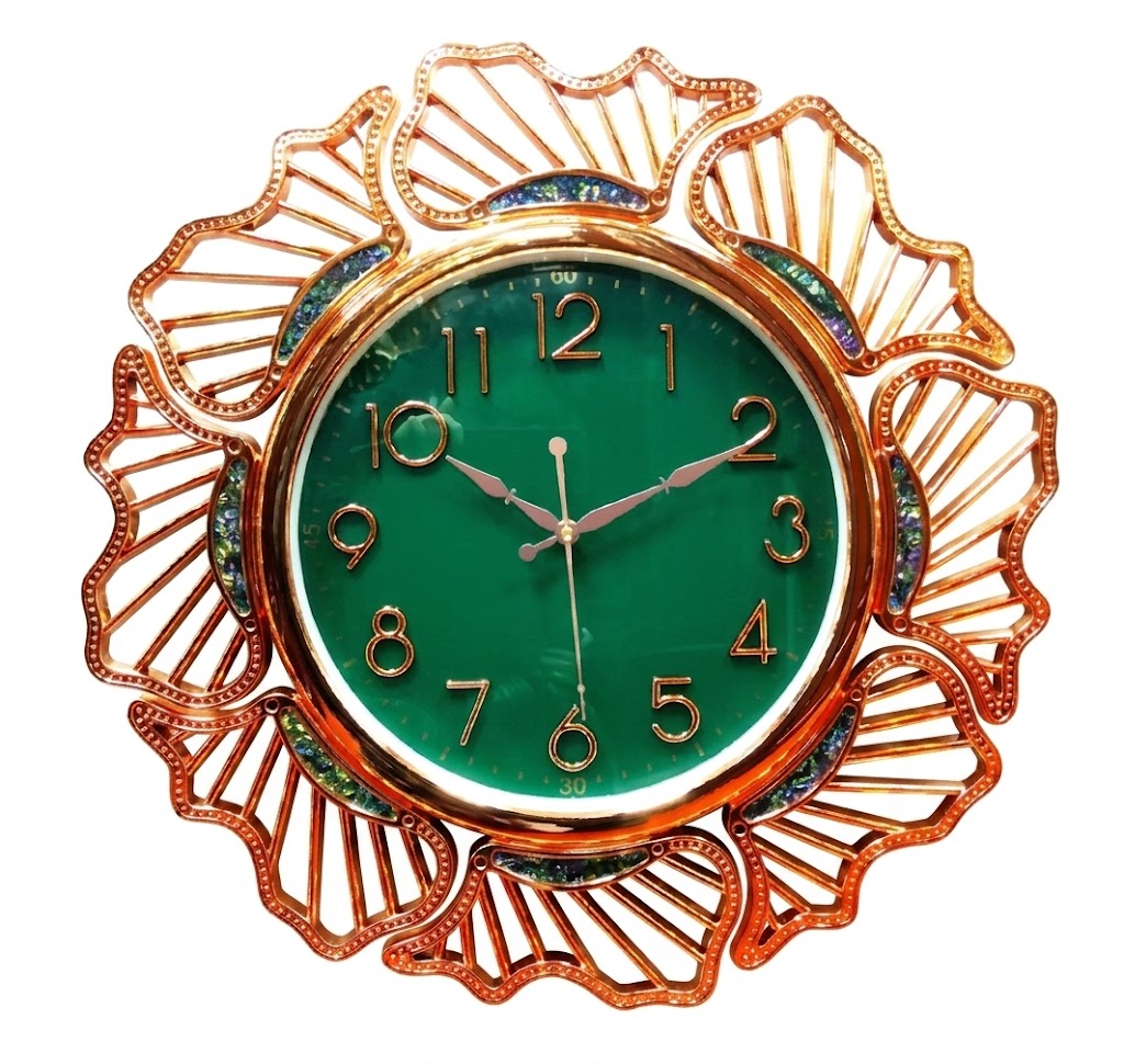 YS2641 ( Emerald Bloom Decorative Wall Clock ) ( PcsCtn.8 ) - Image 2