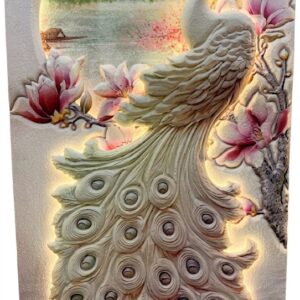 YS2652 ( Royal Peacock Bloom LED Wall Hanging ) ( PcsCTn.1 )