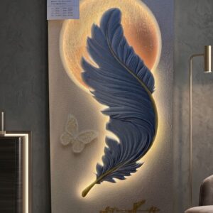 YS2656 ( Celestial Feather Glow LED Wall Hanging ) ( PcsCtn.1 )