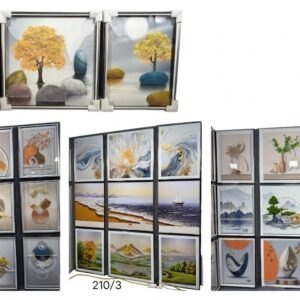 YS2660 ( Modern Multi-Panel Wall Art Frame Set – Contemporary Landscape & Abstract Decorative Hanging Collection ) ( PcsCtn. 3 )