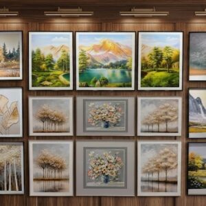 Luxury Multi-Panel Landscape & Floral Wall Art Collection