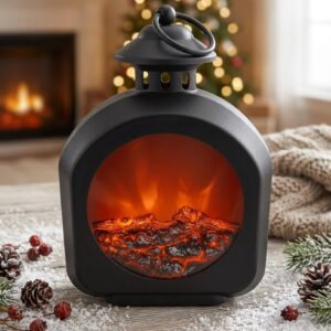 YS2675 ( Midnight Ember Lantern Decorative Showpiece ) ( PcsCtn.56 )