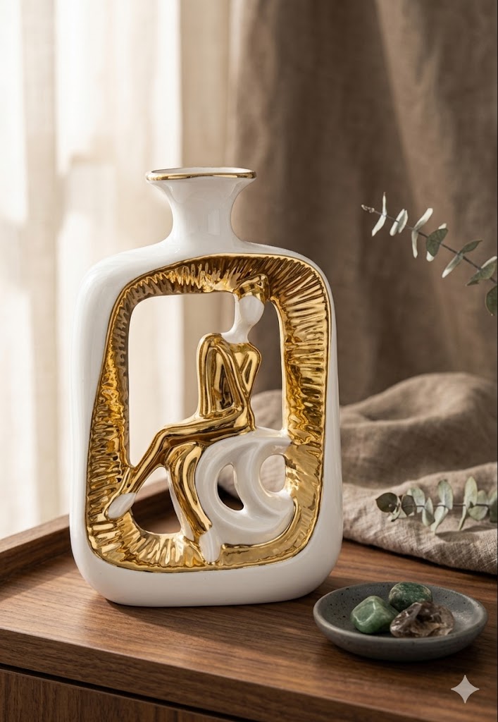 YS542 ( Luxury Abstract Ceramic Art Vase Showpiece ) ( PcsCtn.24 )
