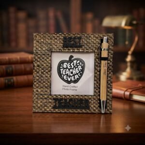 AG ( Best Teacher Handmade Photo Frame with Wooden Pen ) 168Pcs/Ctn