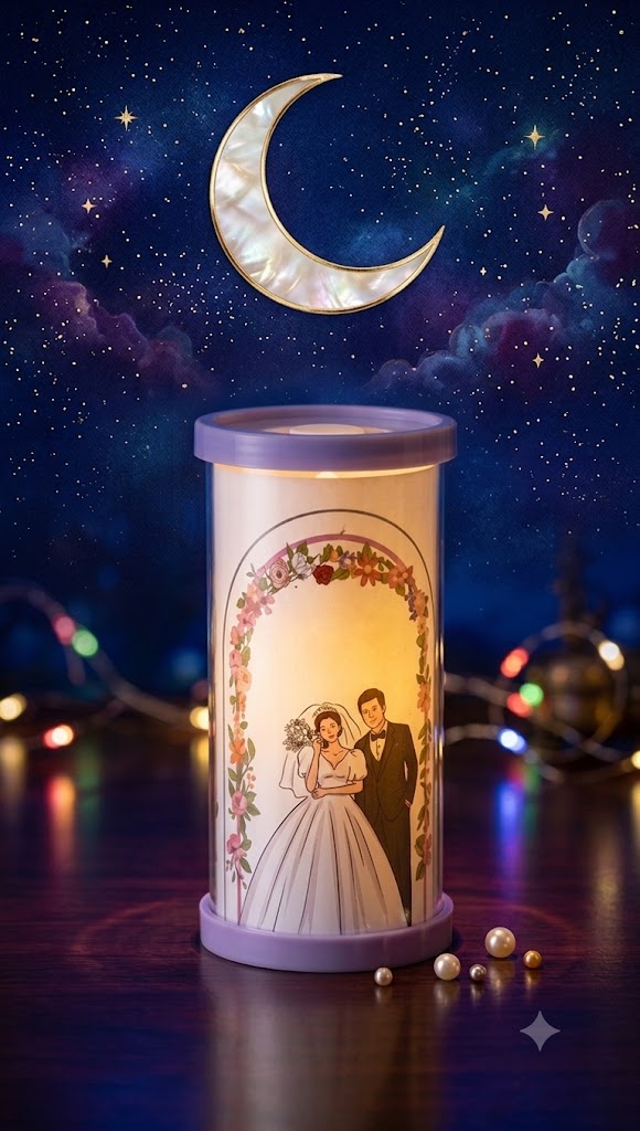 1248 ( Lucky Enough to Meet You LED Decorative Candle Lamp )