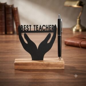 T3 ( Best Teacher Wooden Hands Desk Stand with Pen Holder ) 168Pcs/Ctn
