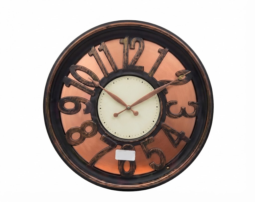 18818 ( Vintage Roman Numeral Round Wall Clock ) - Image 2