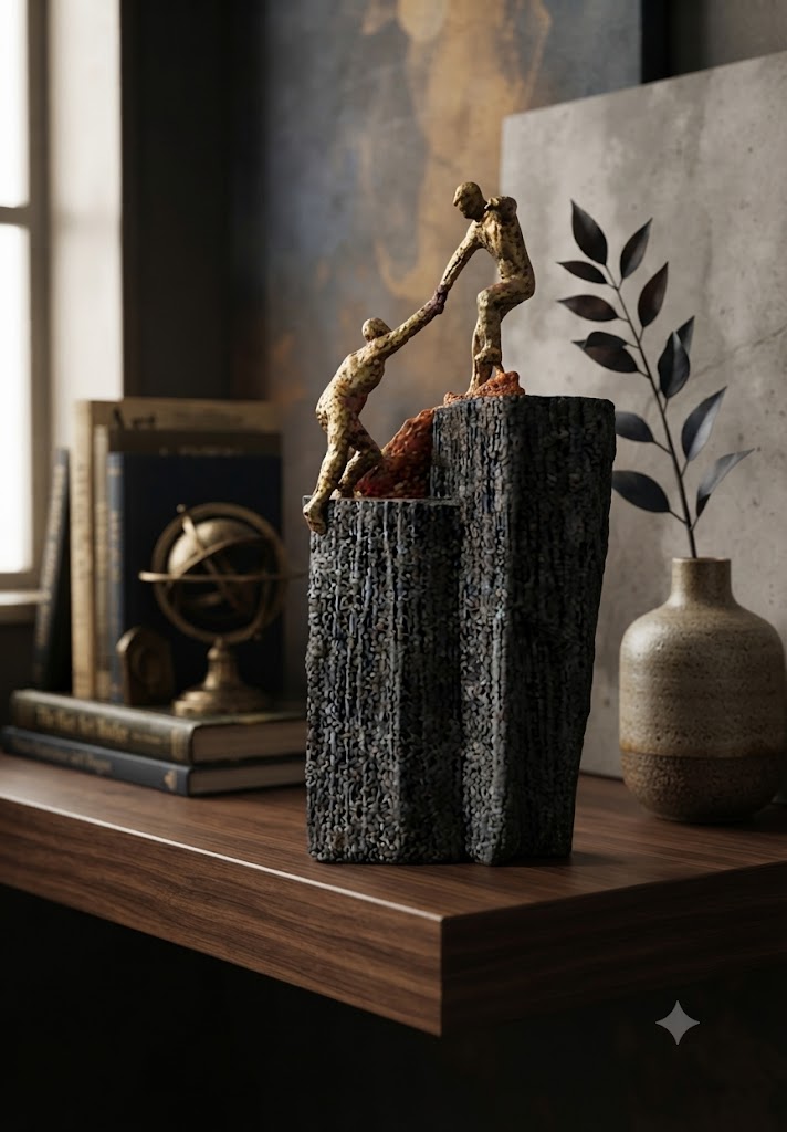 3061 ( Modern Inspirational Resin Figurine for Home & Office Décor )