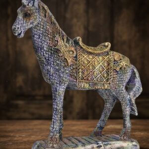 3071 ( Vintage Decorative Horse Showpiece )