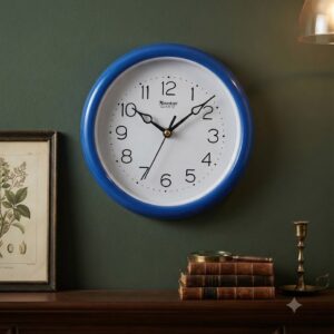 311 ( Classic Blue Round Quartz Wall Clock )