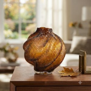 3629 ( Modern Sculptural Tabletop Flower Vase )