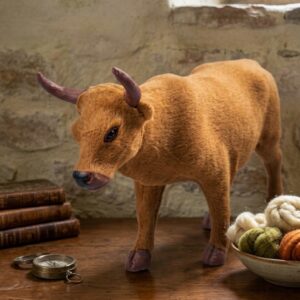 4995 ( Realistic Brown Bull Figurine )