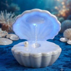6151 Luminous Pearl Oyster LED Decorative Fountain