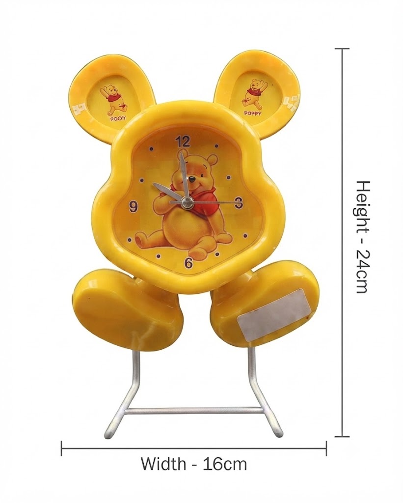 7101 ( Cute Teddy Bear Kids Table Clock ) - Image 2