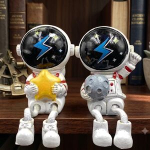 8178 ( Cute Astronaut Hanging Legs Resin Showpiece )