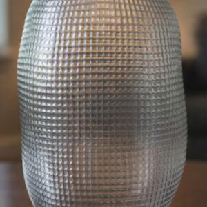 7593 ( Elegant Floral Ceramic Table Lamp with Crystal Accent )