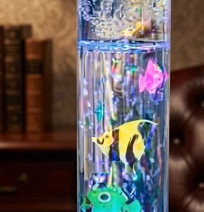 LED Ocean Bubble Lamp with Floating Fish