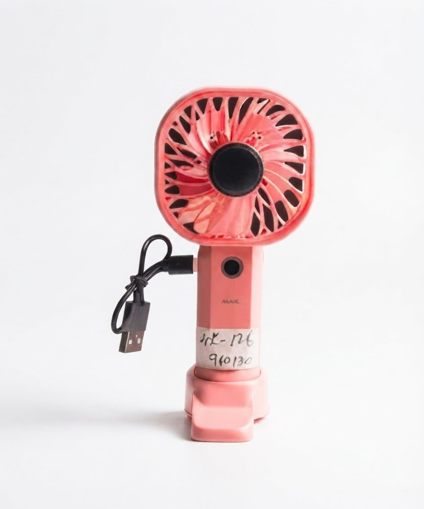 AK-124 ( Portable Rechargeable Mini Handheld Fan ) - Image 2