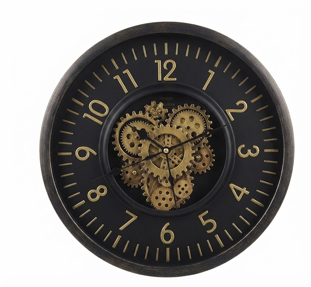 AQ98sw ( Vintage Industrial Gear Wall Clock ) - Image 2