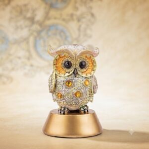AR1842 ( Vintage Golden Owl Metal Showpiece ) 72PCS CTN