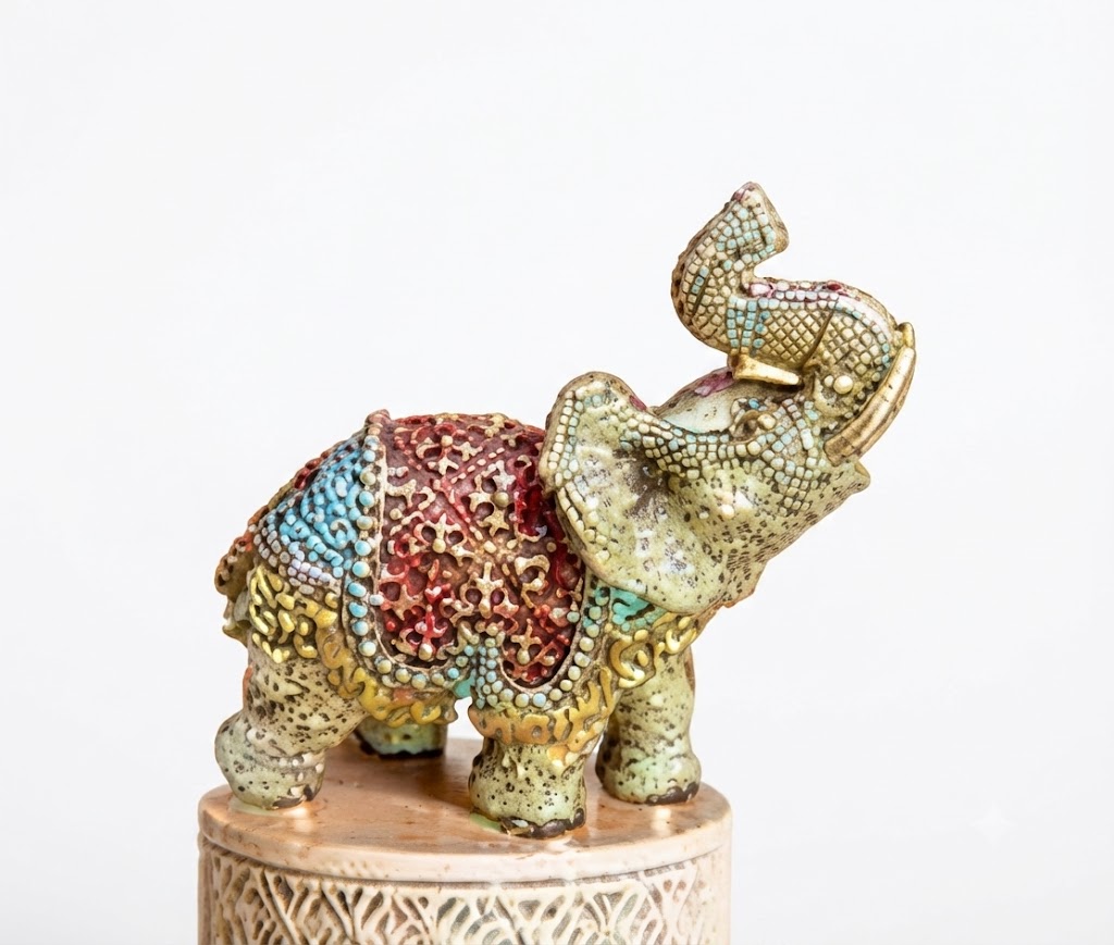 AR1843 ( Royal Decorative Elephant Metal Showpiece ) 60Pcs Ctn - Image 2