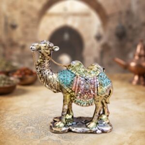 AR1844 ( Royal Decorative Camel Metal Showpiece ) 24PCS CTN