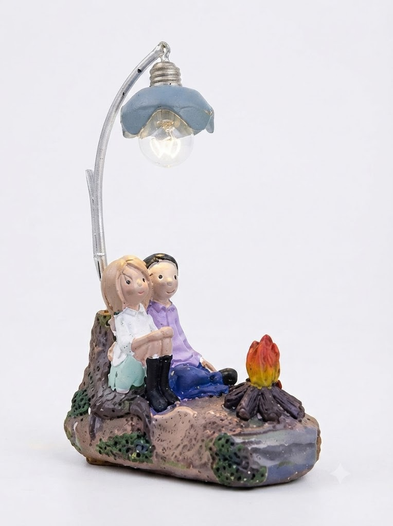 AR2581 ( Romantic Couple Campfire LED Table Lamp ) 60PCS CTN - Image 2