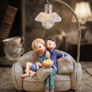 AR2584 ( Romantic Couple Sofa LED Table Lamp Showpiece )  60PCS CTN
