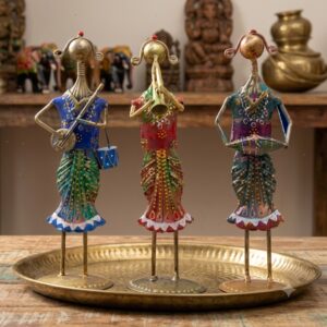 C-63 ( Ethnic Folk Art Decorative Figurines (Set of 3) )