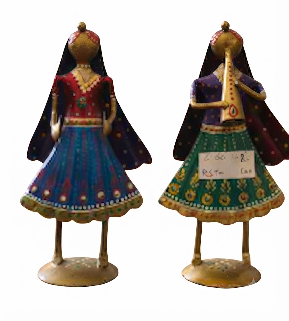 C-66 ( Handcrafted Rajasthani Folk Musician Metal Showpiece Set ) - Image 2