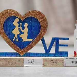 CB ( Romantic LOVE Couple Resin Showpiece with Mini Message Bottle )