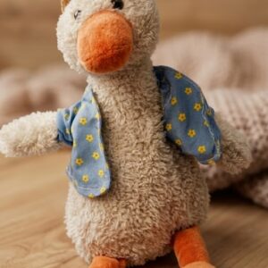 Dancing Toy ( Cute Plush Duck Soft Toy with Hat & Floral Jacket )