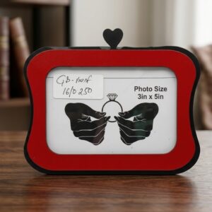 GB ROSE ( Romantic Heart Accent 3x5 Photo Frame )