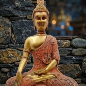 GB563 ( Handcrafted Meditating Buddha Idol )