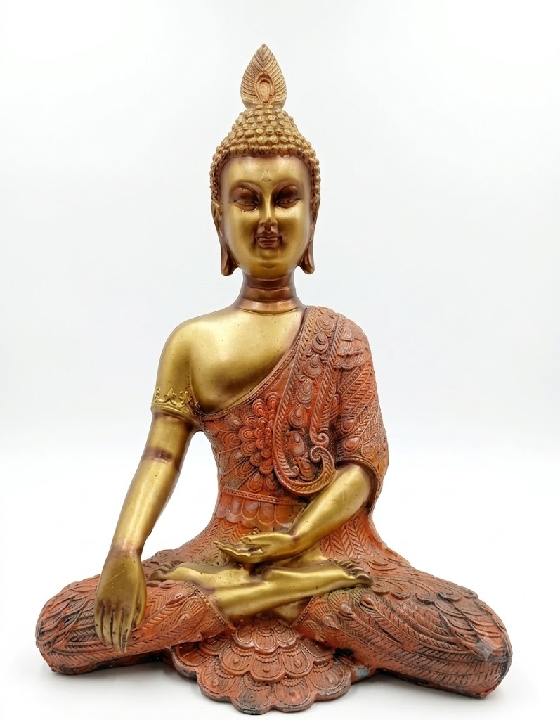 GB563 ( Handcrafted Meditating Buddha Idol ) - Image 2