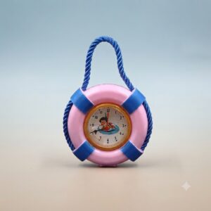 HBY0012 ( Lifebuoy Rope Design Mini Table Clock )