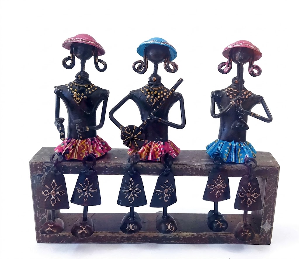 JP377 ( Tribal Harmony Musical Trio Metal Showpiece ) - Image 2